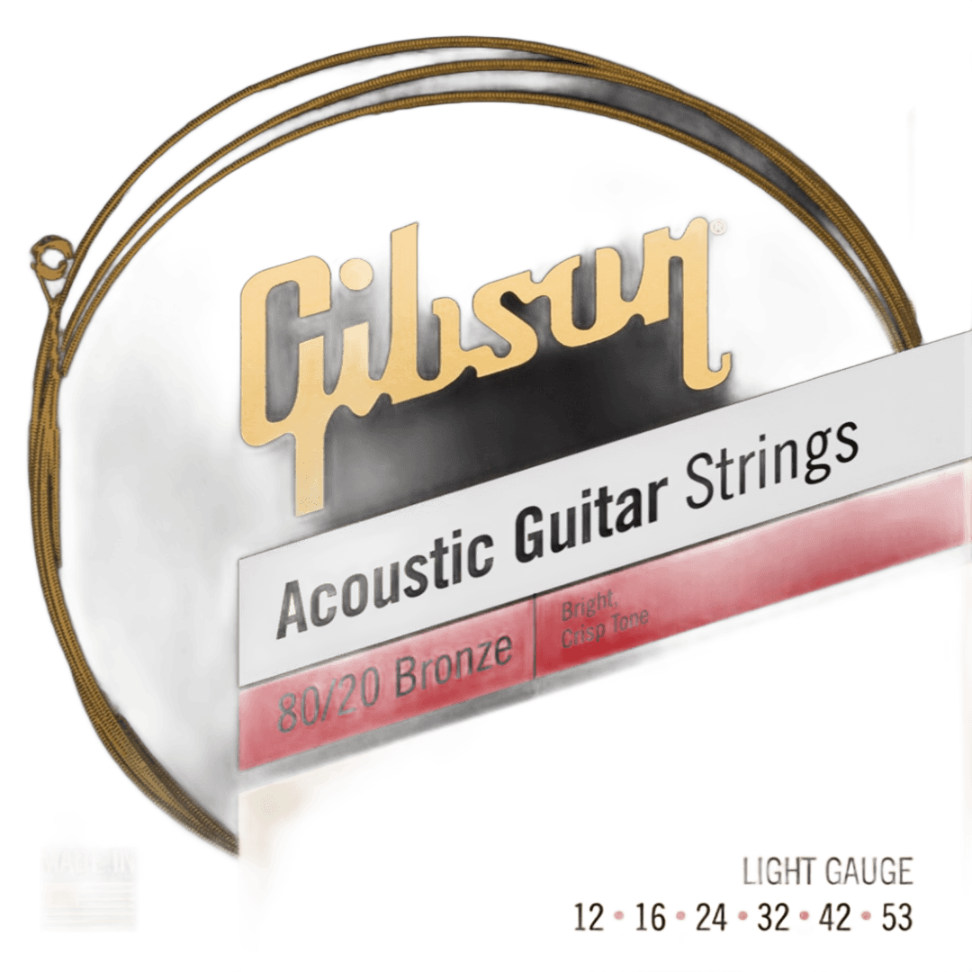 Gibson SAG-BRW12 80/20 Bronze Acoustic Guitar Strings (L)