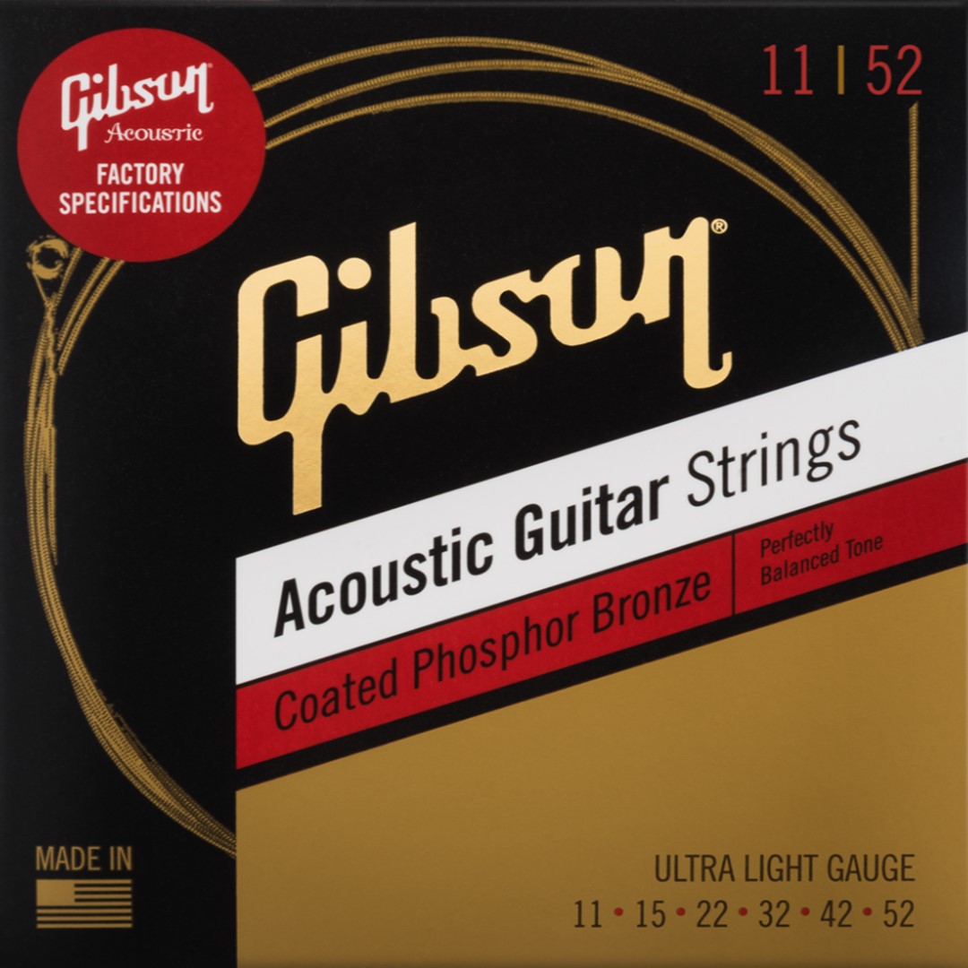 Gibson SAG-CPB11 Coated Phosphor Bronze Acoustic Strings