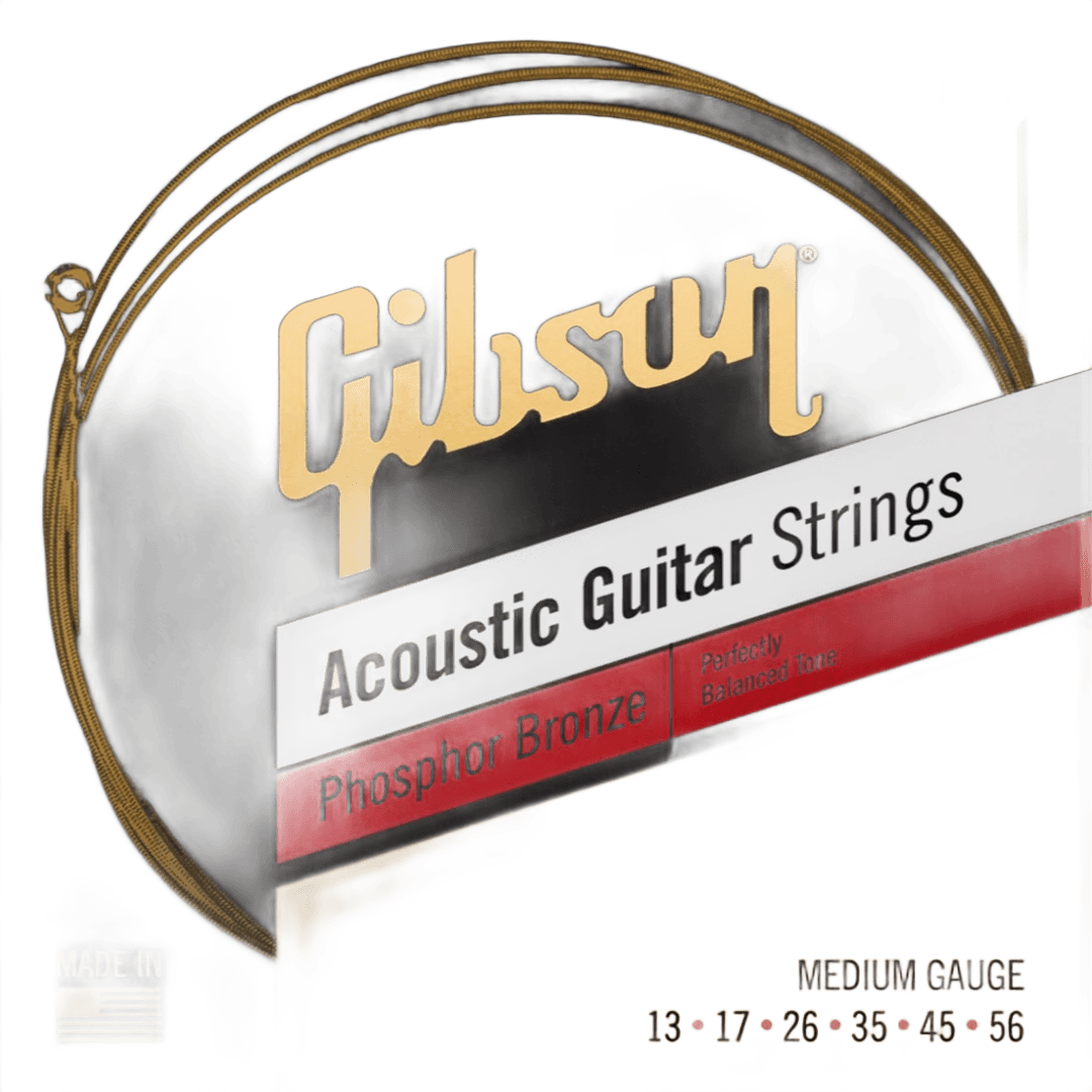 Gibson SAG-PB13 Phosphor Bronze Acoustic Guitar Strings (M)