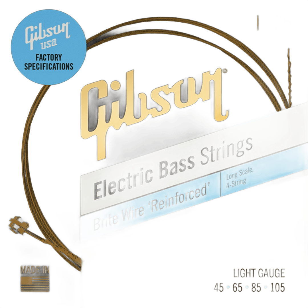 Gibson SBG-LSL LONG Scale Brite WIRE Electric+bass Strings (4)