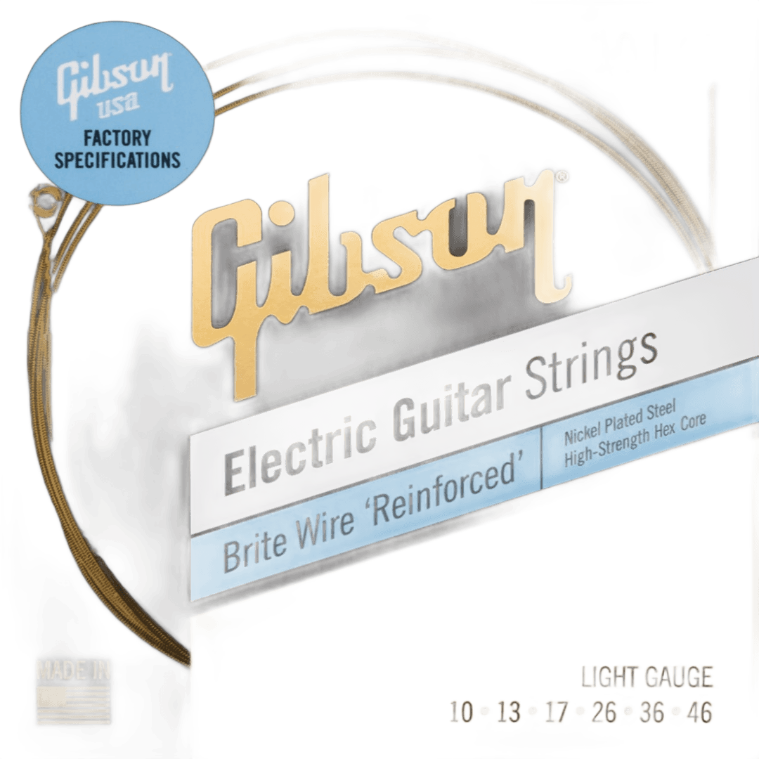 Gibson SEG-BWR10 Brite WIRE Reinforced Electric Guitar Strings