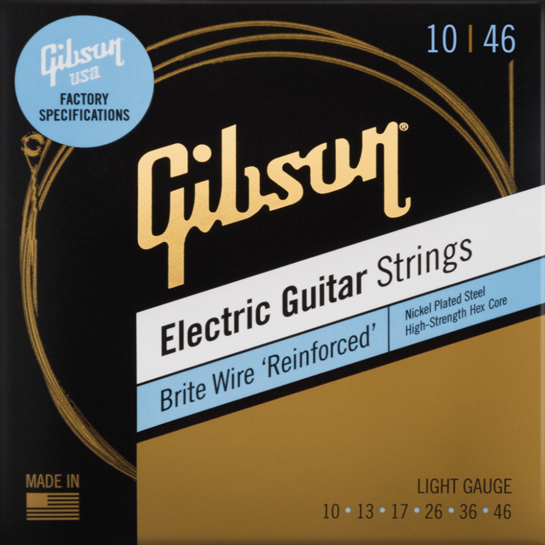 Gibson SEG-BWR10 Brite WIRE Reinforced Electric Guitar Strings