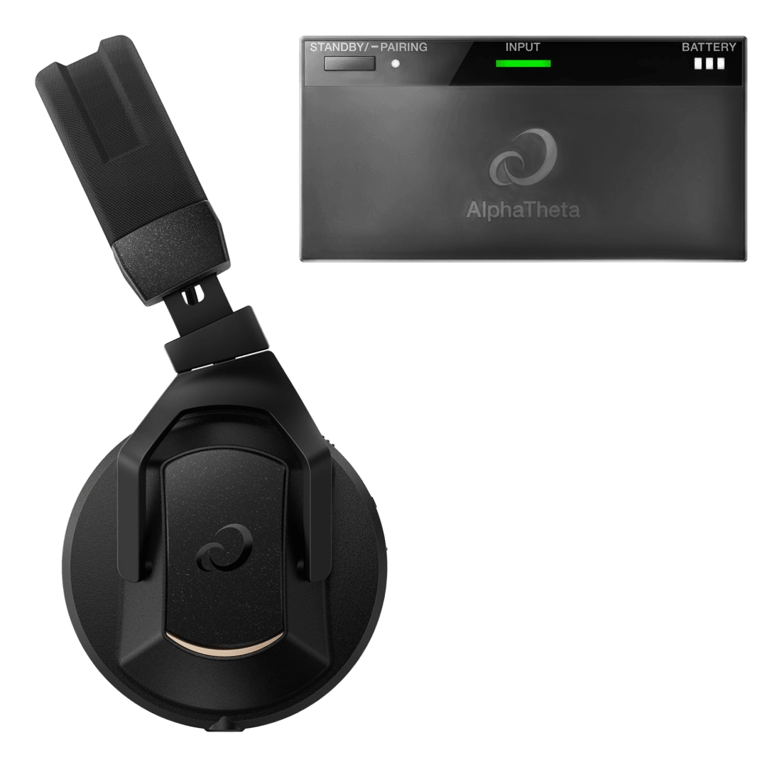 Alphatheta HDJ-F10-TX Professional Wireless DJ Headphones+transmitter