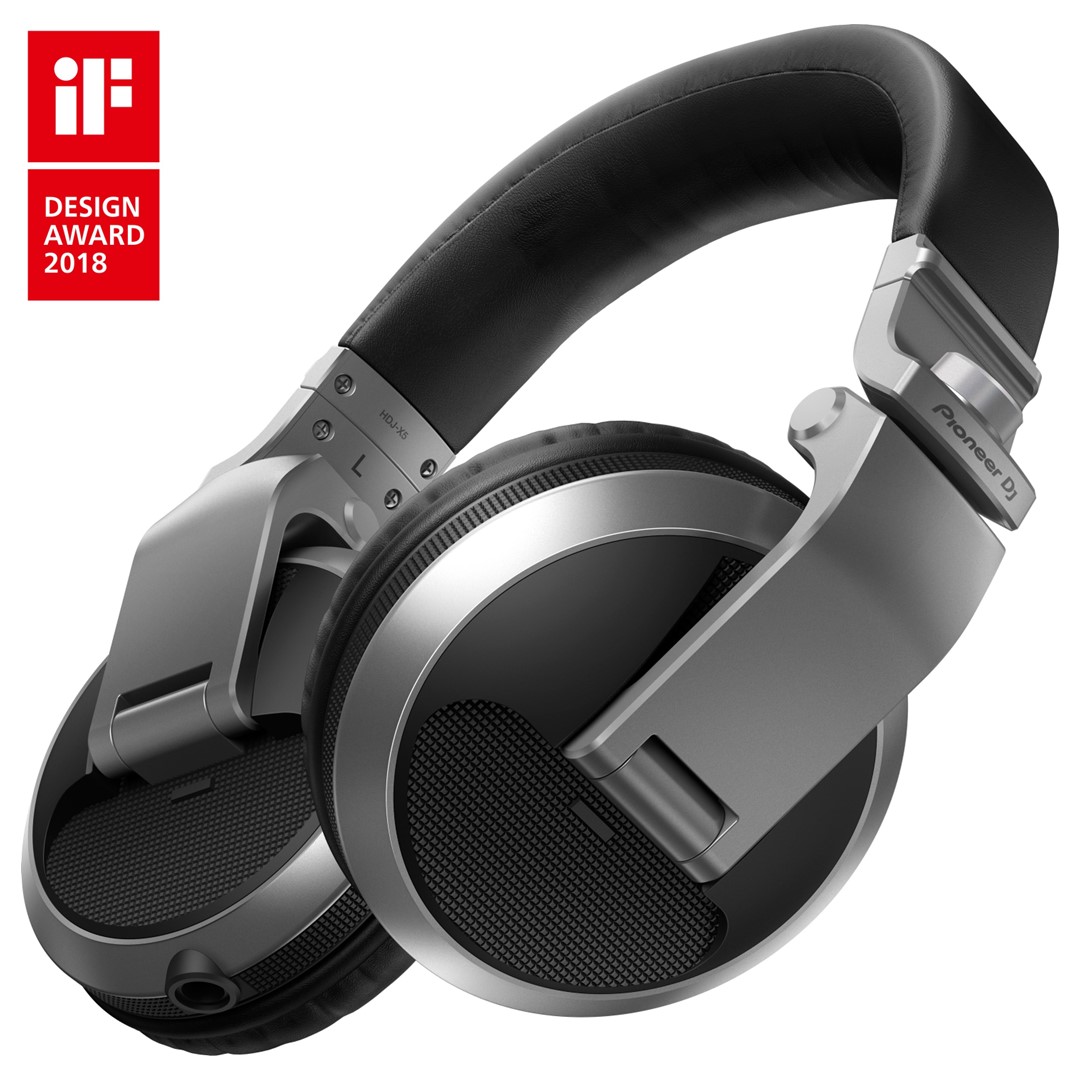 Pioneer DJ HDJ-X5-S OVER-EAR DJ Headphones IN Silver