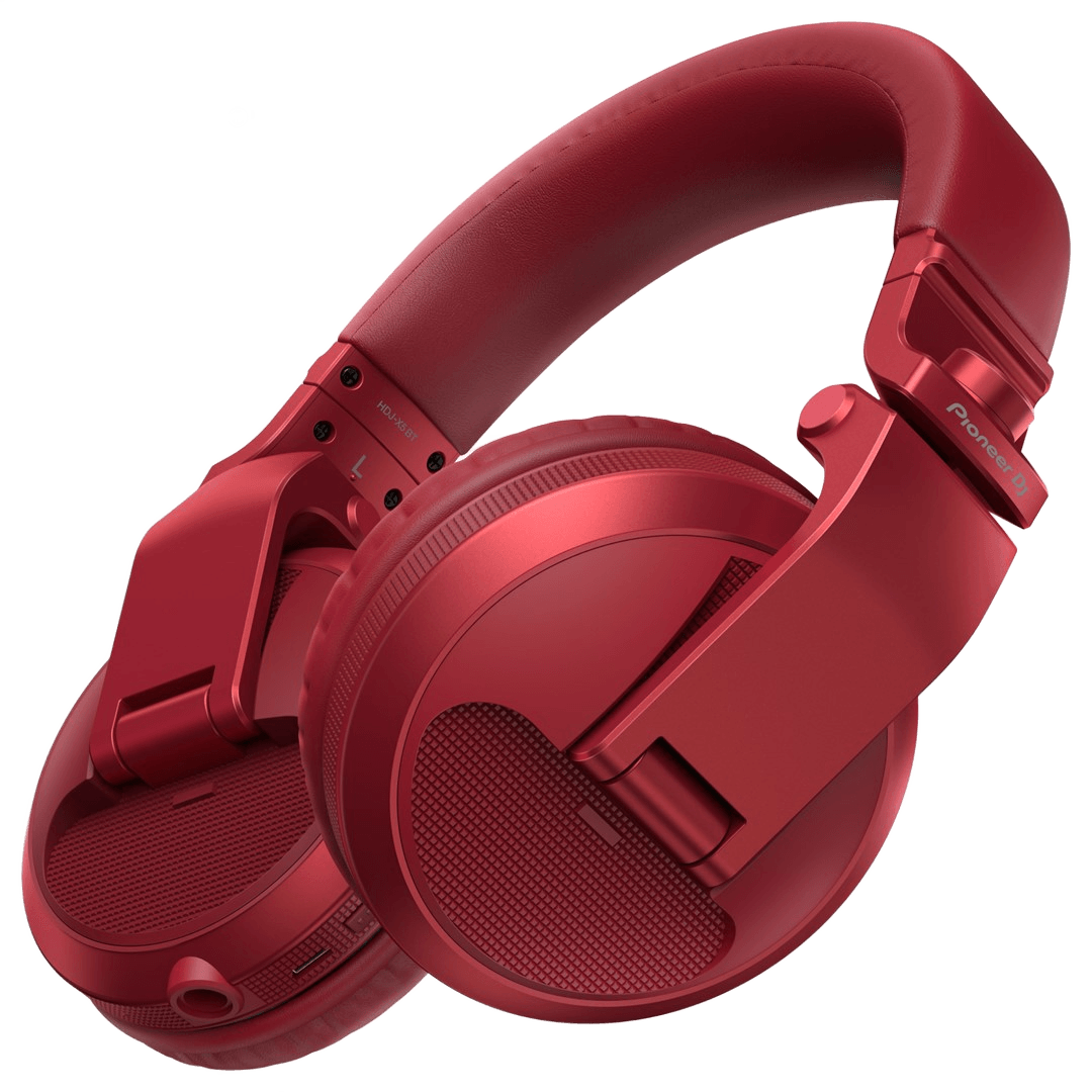 Pioneer DJ HDJ-X5BT-R OVER-EAR DJ Headphones WITH Bluetooth (RED)