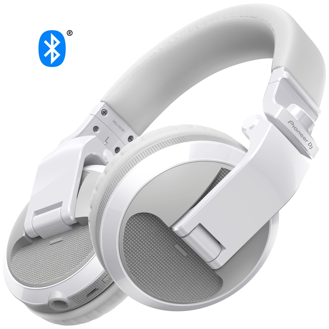 Pioneer DJ HDJ-X5BT OVER-EAR DJ Headphones WITH Bluetooth (White)