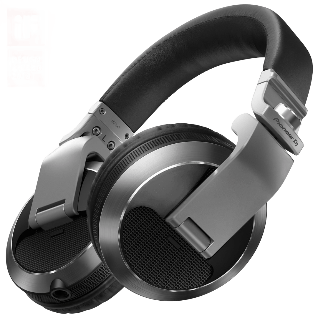 Pioneer DJ HDJ-X7-S Professional OVER-EAR DJ Headphones IN Silver