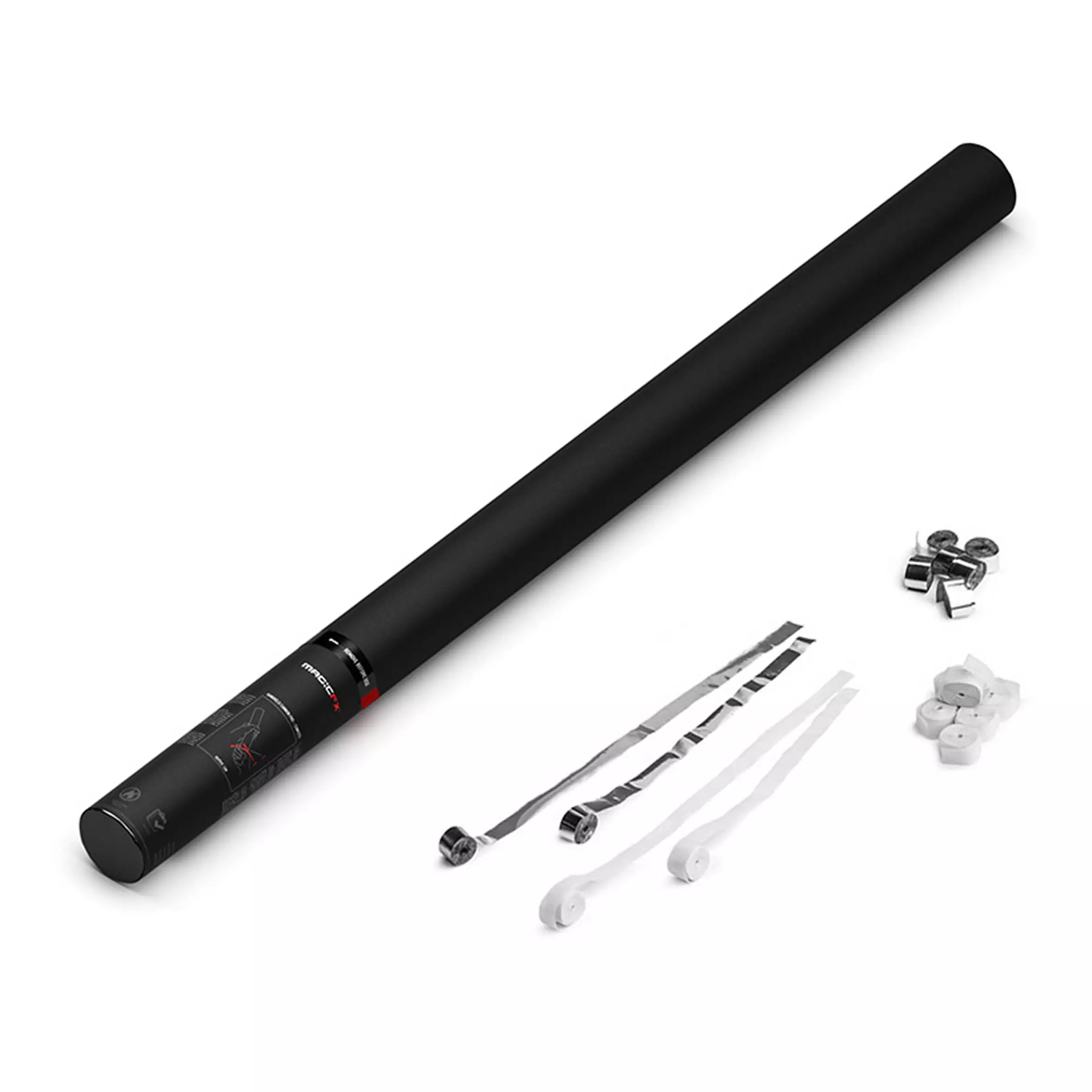 Magicfx Handheld Streamer Cannon 80CM White Silver