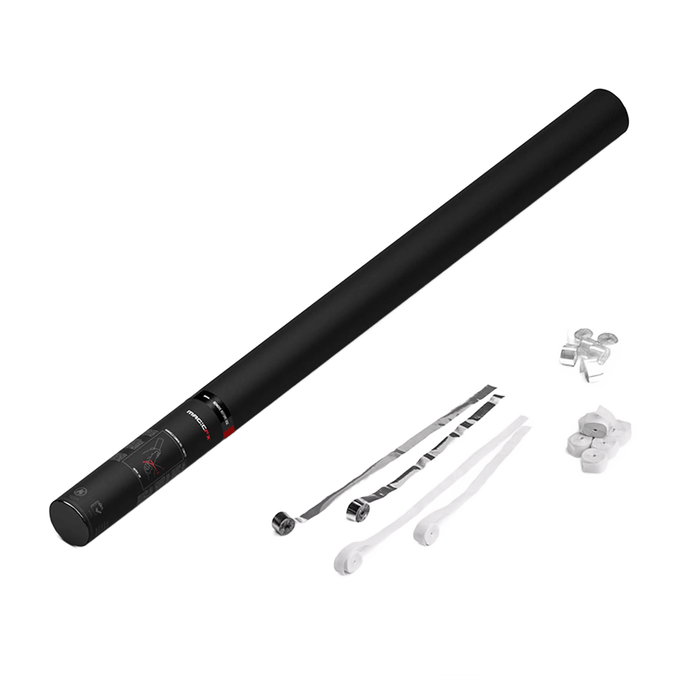 Magicfx Handheld Streamer Cannon 80CM White  Silver