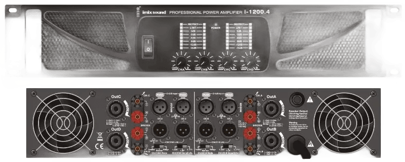 IMI1200.4 4 Channel Power Amplifier