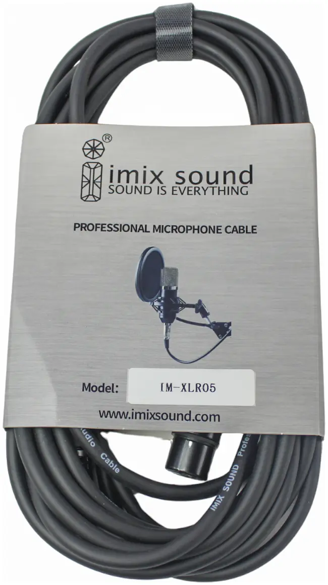 5 Meter IM-XLR05 XLR MALE TO XLR Female Microphone Cable