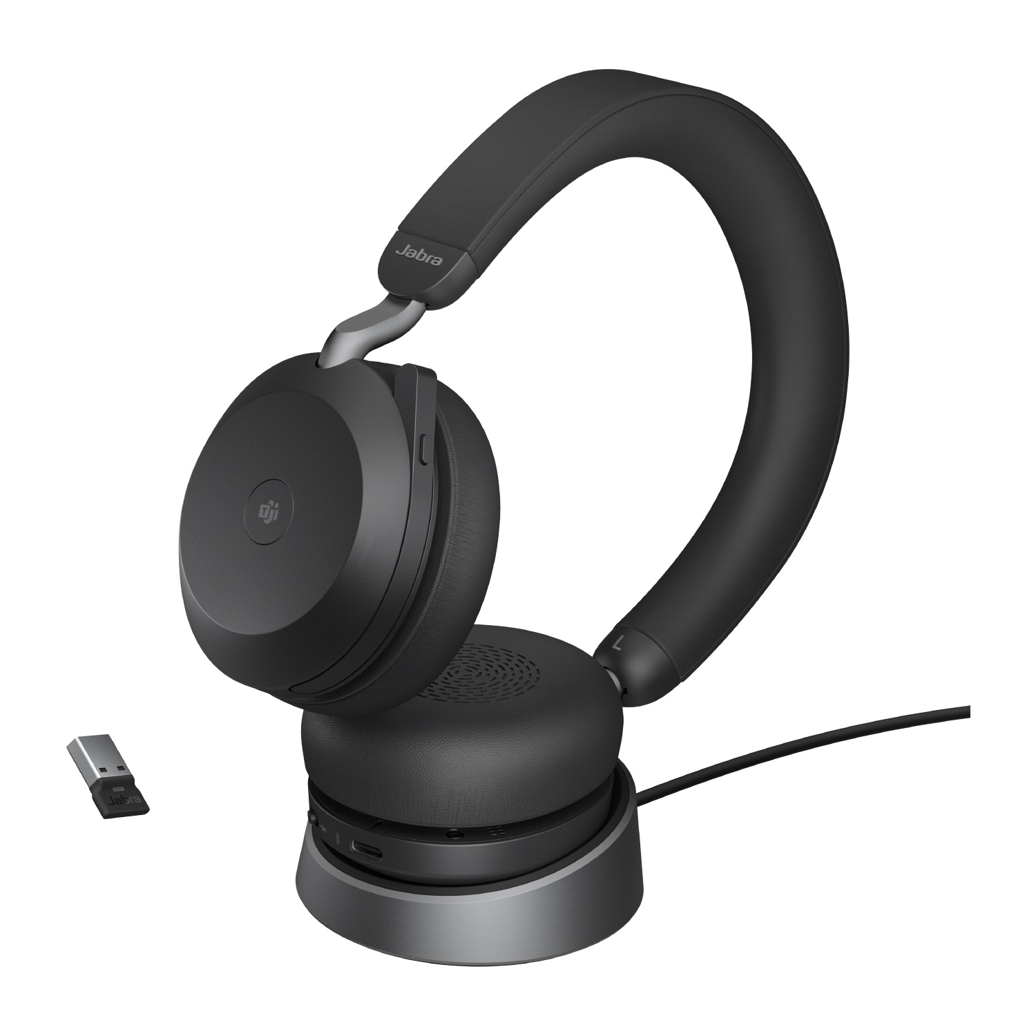 Jabra - EVOLVE2 75. LINK380/390A MS Stereo STD Black