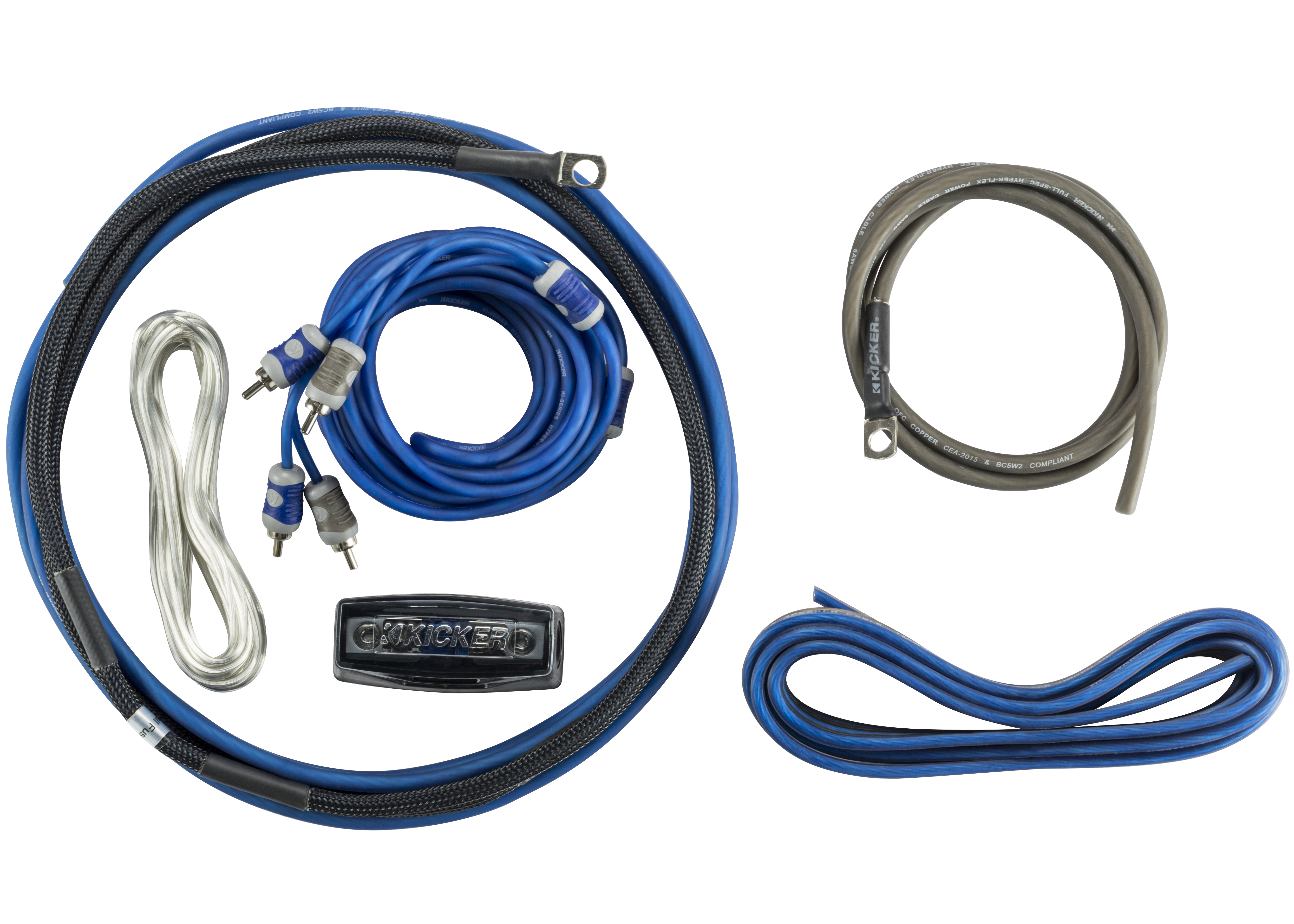 46CK8- Kicker 46CK8 8AWG Amp Kit