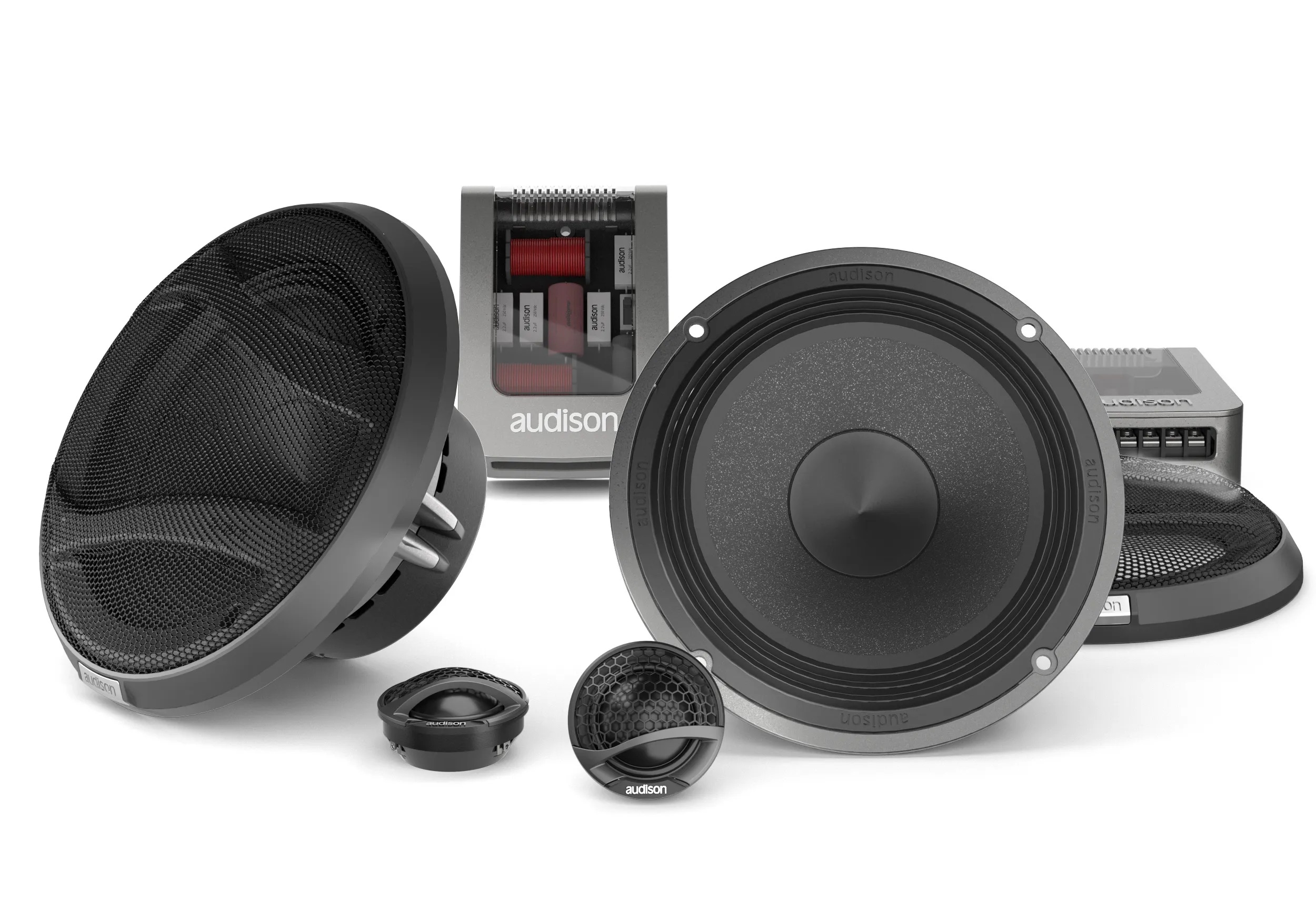 Audison - AV K6 - KIT 2 WAY AV 1.1+AV 6.5+AV CX 2W MB+GRILLE