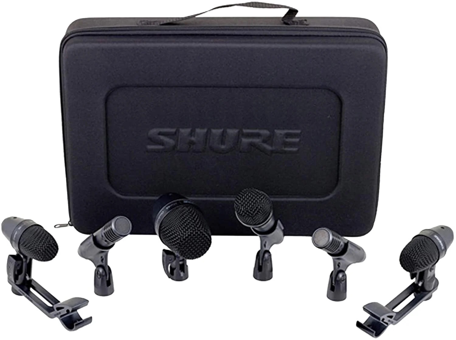 Shure 6PC DRUM MIC KIT - Pga52.57.56(x2).81(x2) MICS