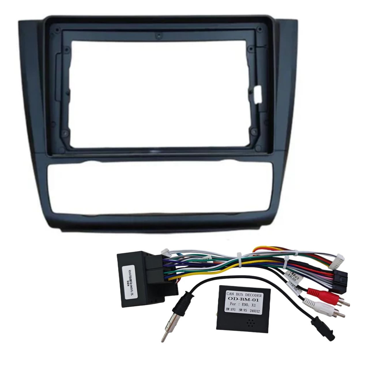 OneNav Fitment Kit for BMW 1 Series 2008-2012 Auto AC (9 Inch)
