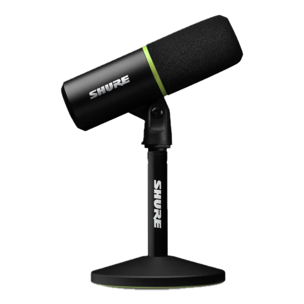 SHURE - MV6 USB Speech Microphone, Black