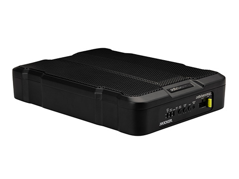 Kicker 51HS12 Hideway Compact powered subwoofer with 12In sub and 230-watt amp