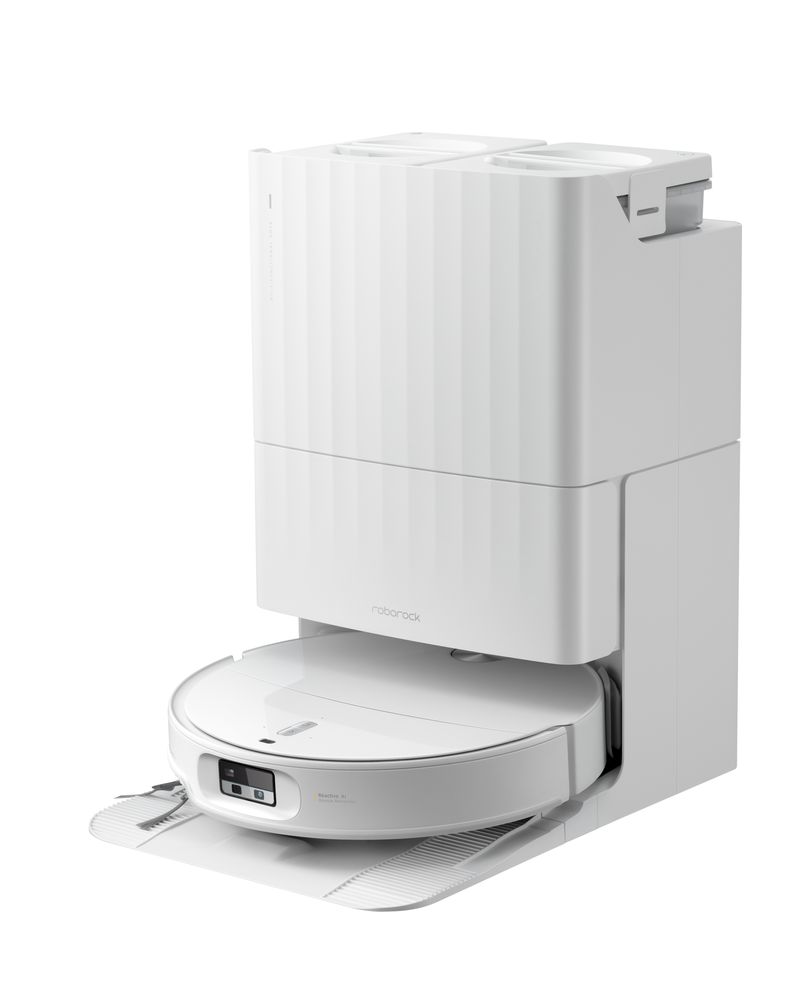 Roborock - Robotic Vacuum Cleaner +Empty Wash Fill Dock (White)