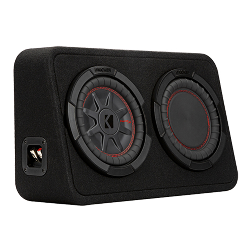 48TCWRT82- Kicker 48TCWRT8 8inch 2ohm Slim Loaded Subwoofer Enclosure