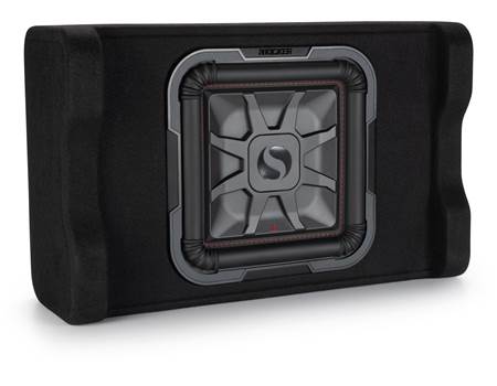 53PL7TDF10- Kicker 53PL7TDF10 Powered Subwoofer WITH 10" L7T Square Shallow-Mount SUB AND 500-WATT AMP