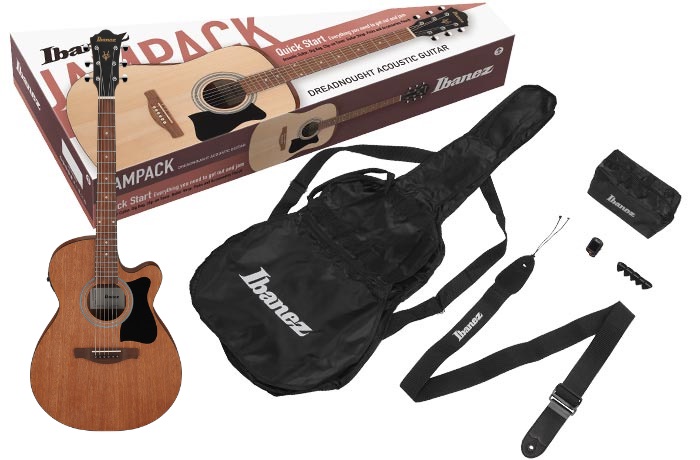 Ibanez Acoustic Guitar.accessories Include GIG BAG. Tuner. Strap. Picks