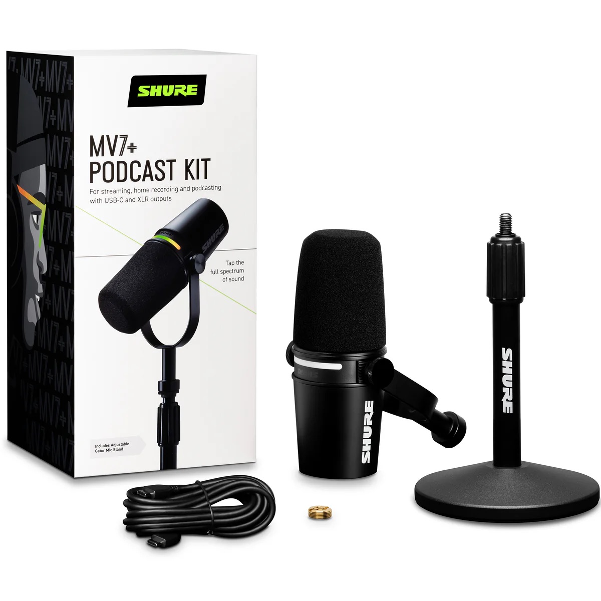 Shure Xlr/usb Speech Micro Bundle