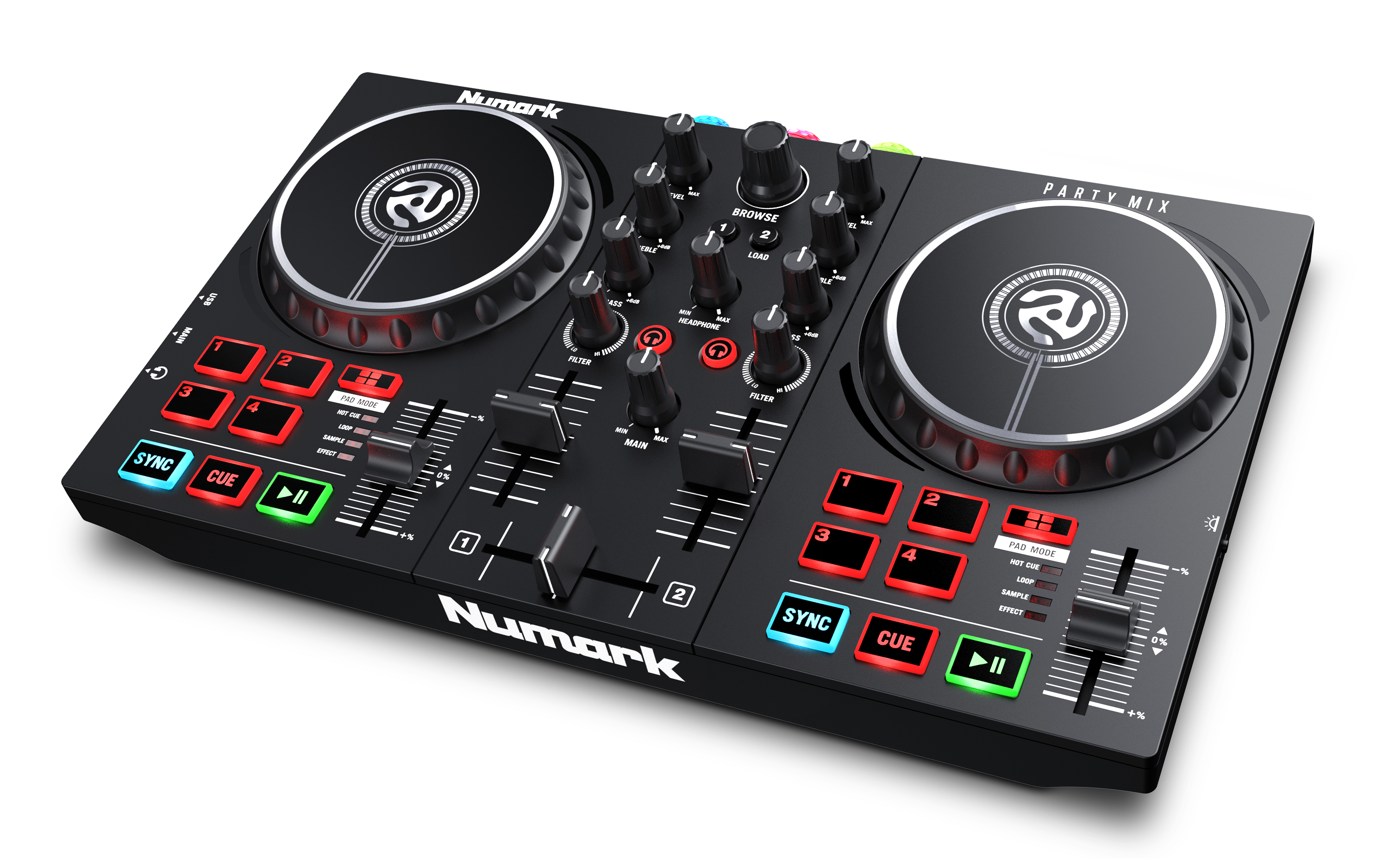 Numark BEAT Synchronized PLUG-AND-PLAY Support Serato DJ LITE