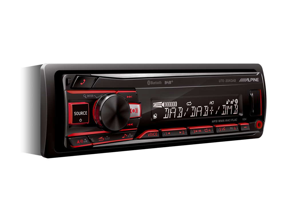 UTE-204DAB- Alpine - Digital Media Receiver WITH DAB AND Bluetooth