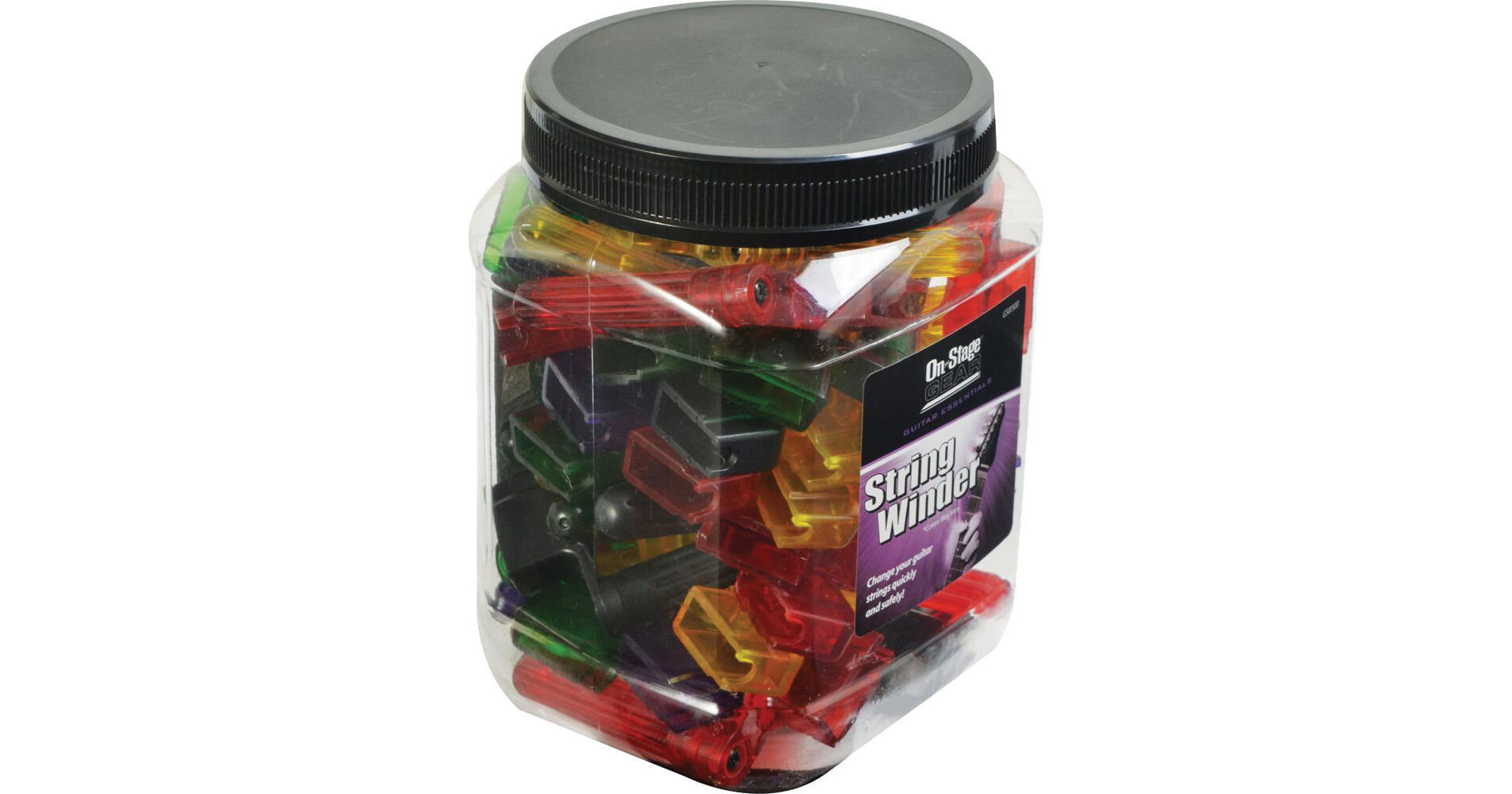 On Stage GSW500PK Guitar String Winder P.O.P. Pack