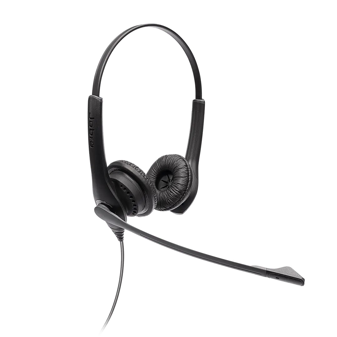 Jabra - BIZ 1100 EDU Stereo Headset FOR THE Education. Leatherette EAR Cushions (USB Version)