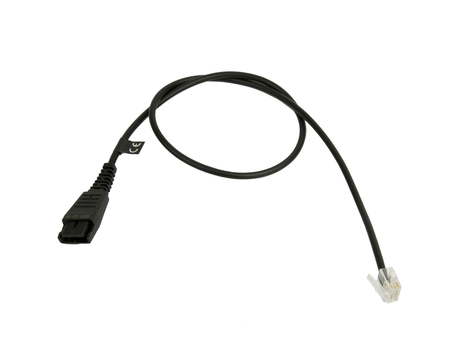 Jabra - QD CORD TO RJ45. Straight. 0.5 Meters; FOR Agfeo ST40