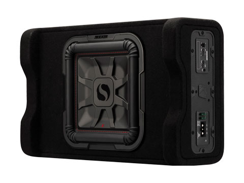 53PL7TDF12- Kicker 53PL7TDF12 Powered Subwoofer WITH 12" L7T Square Shallow-Mount SUB