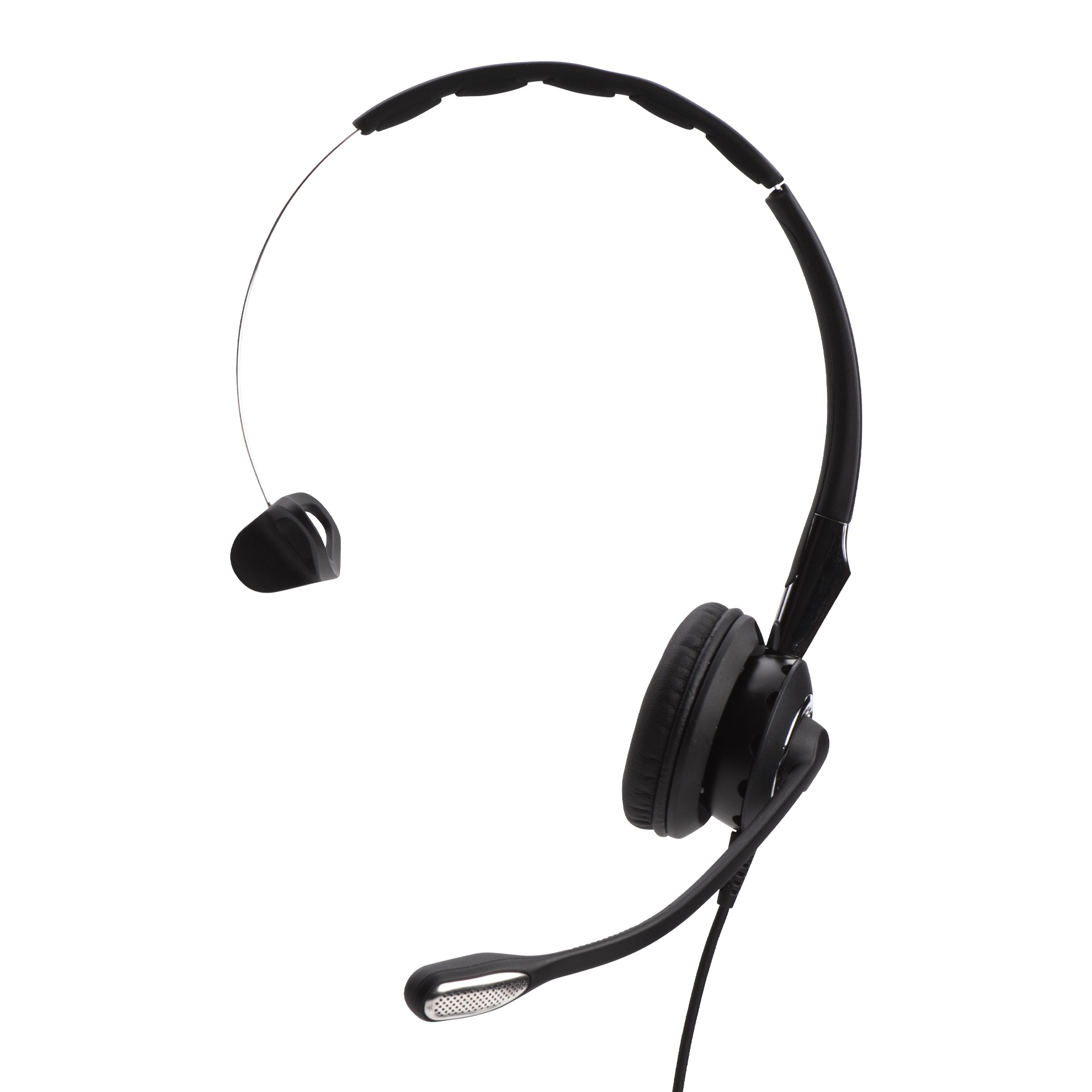 Jabra - BIZ 2400 II MONO NEXT Generation (QD) Microphone BOOM: Freespin Headband. Neckband. EAR HOOK