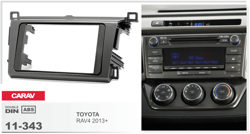 90011343- 2-Din Toyota Rav 4 2013+