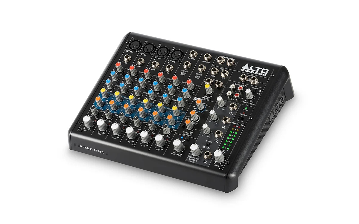 Altopro 8CH Analog Mixer W/bluetooth.usb.fx
