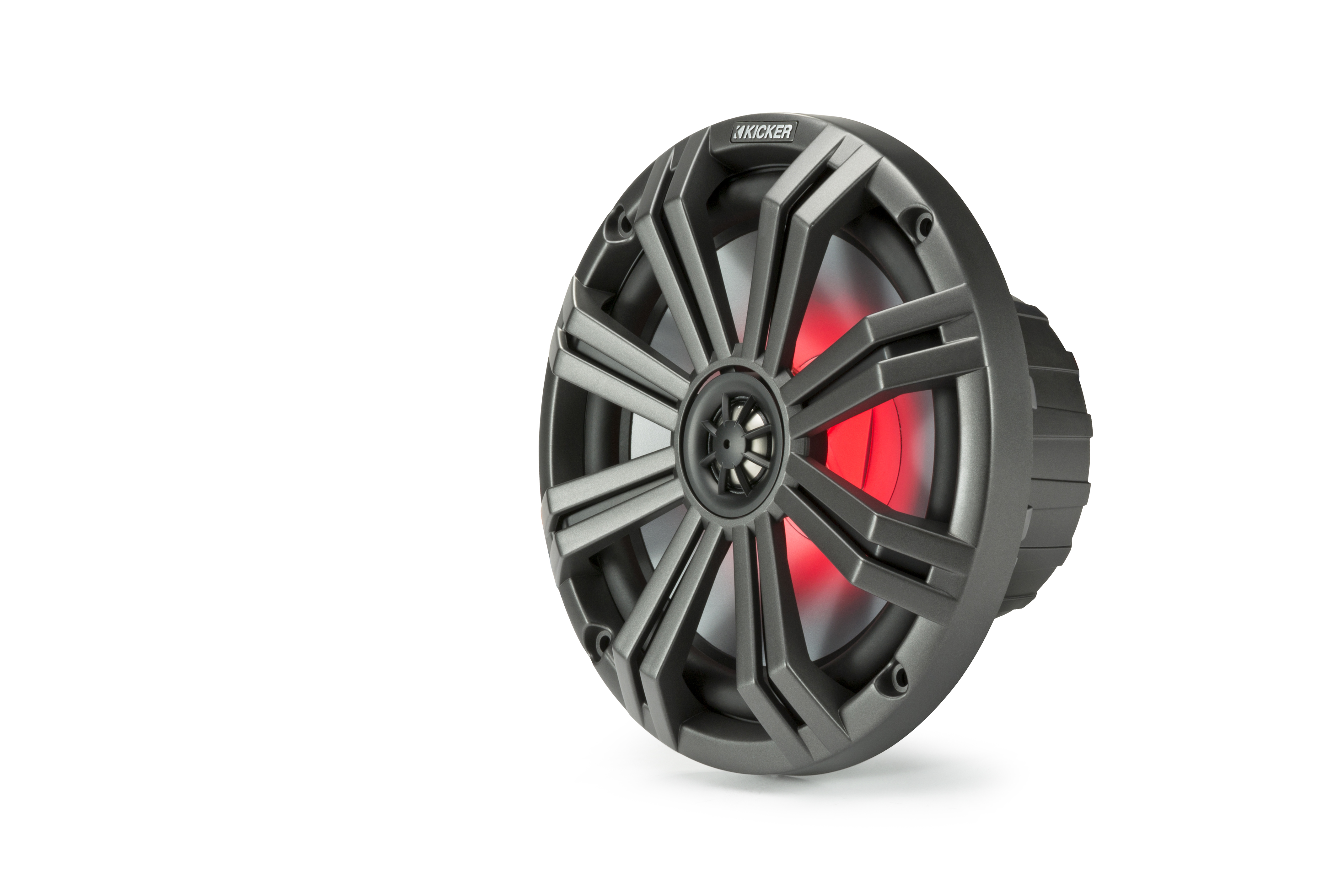 45KM84L- Kicker Marine 45KM84L 8inch Coaxial Speakers with light