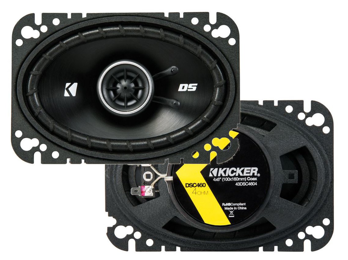43DSC4604- Kicker 43DSC4604 4x6 DS Coaxial Speakers