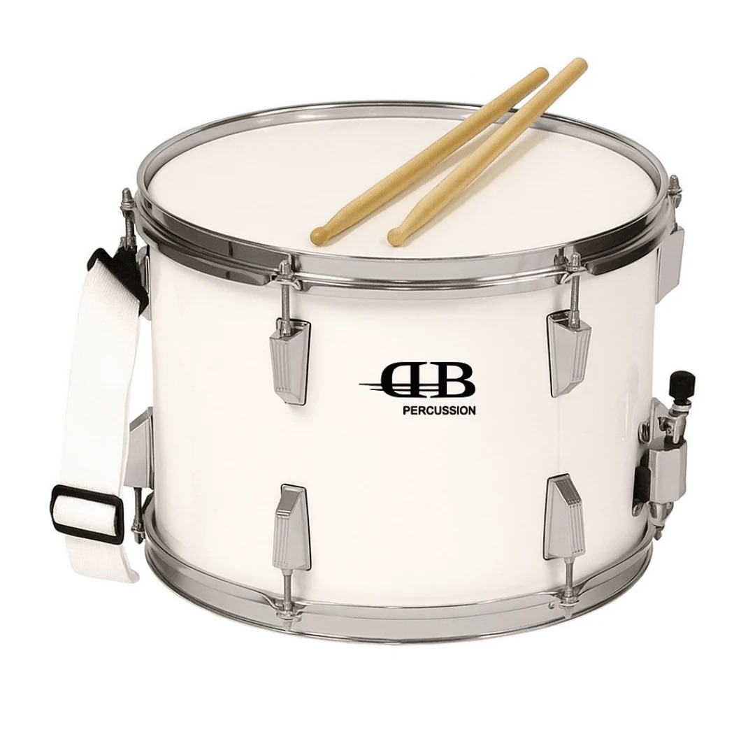 DB Percussion DMS141012DI Marching Snare Drum 12 Lug - White