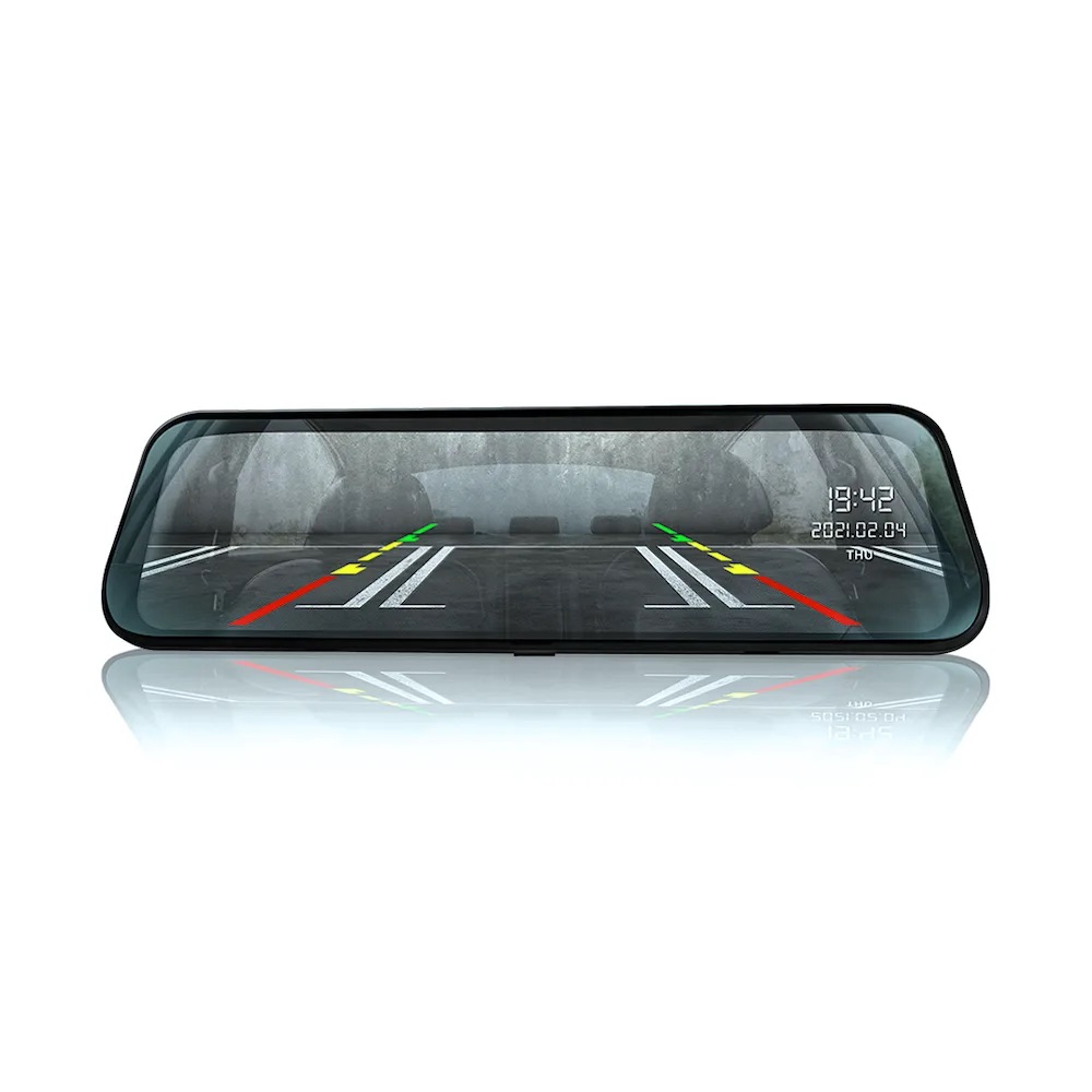Bracket Mount Rear View Mirror Monitor with camera