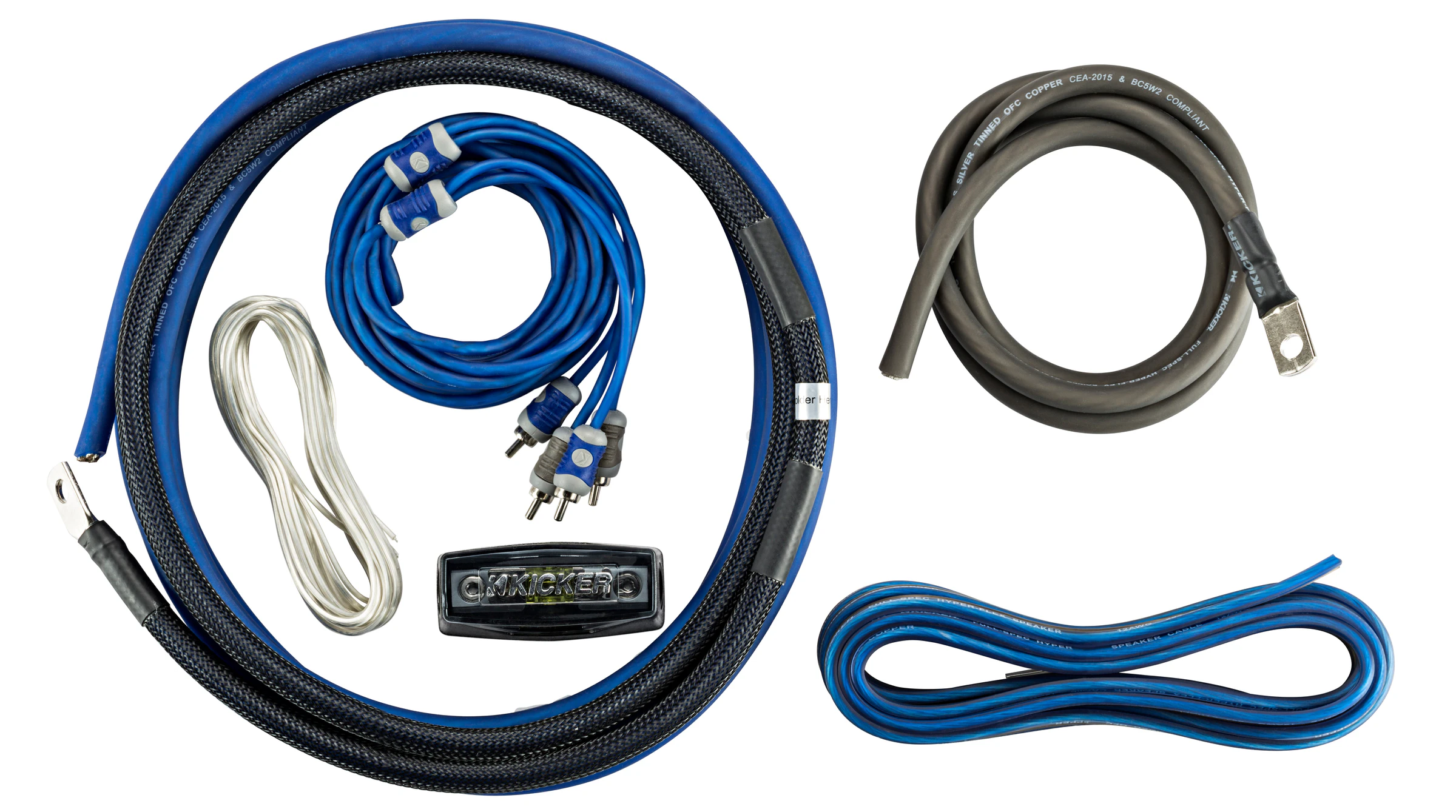 46CK4- Kicker 46CK4 4AWG Amp Kit