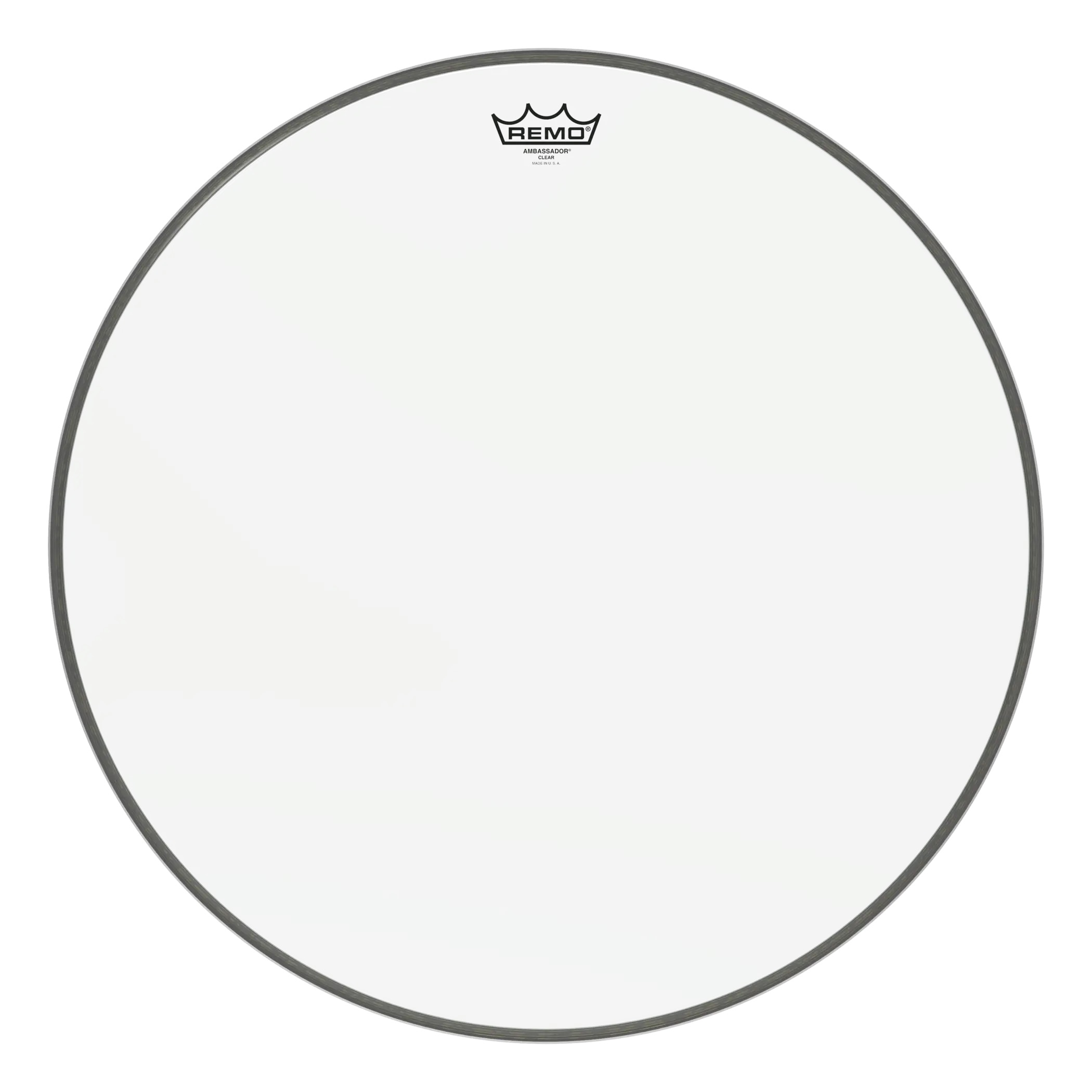 REMO 22IN AMB Clear BASS HEAD