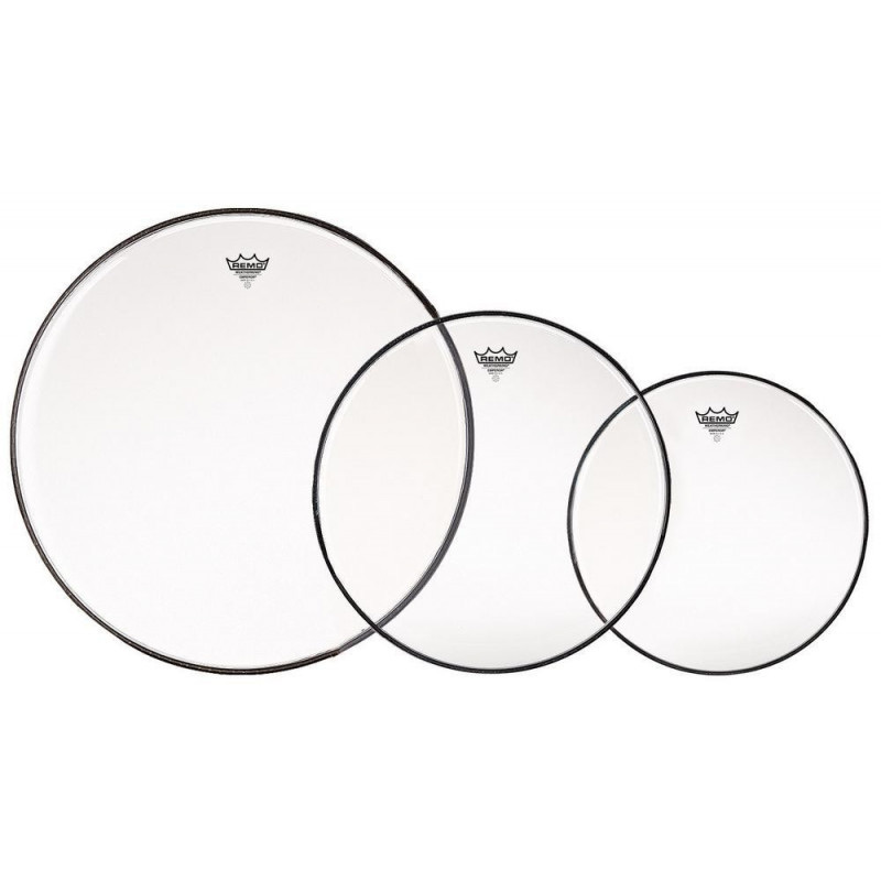 Remo Batter Tom Pack (12in.13in.16in Clear BE)
