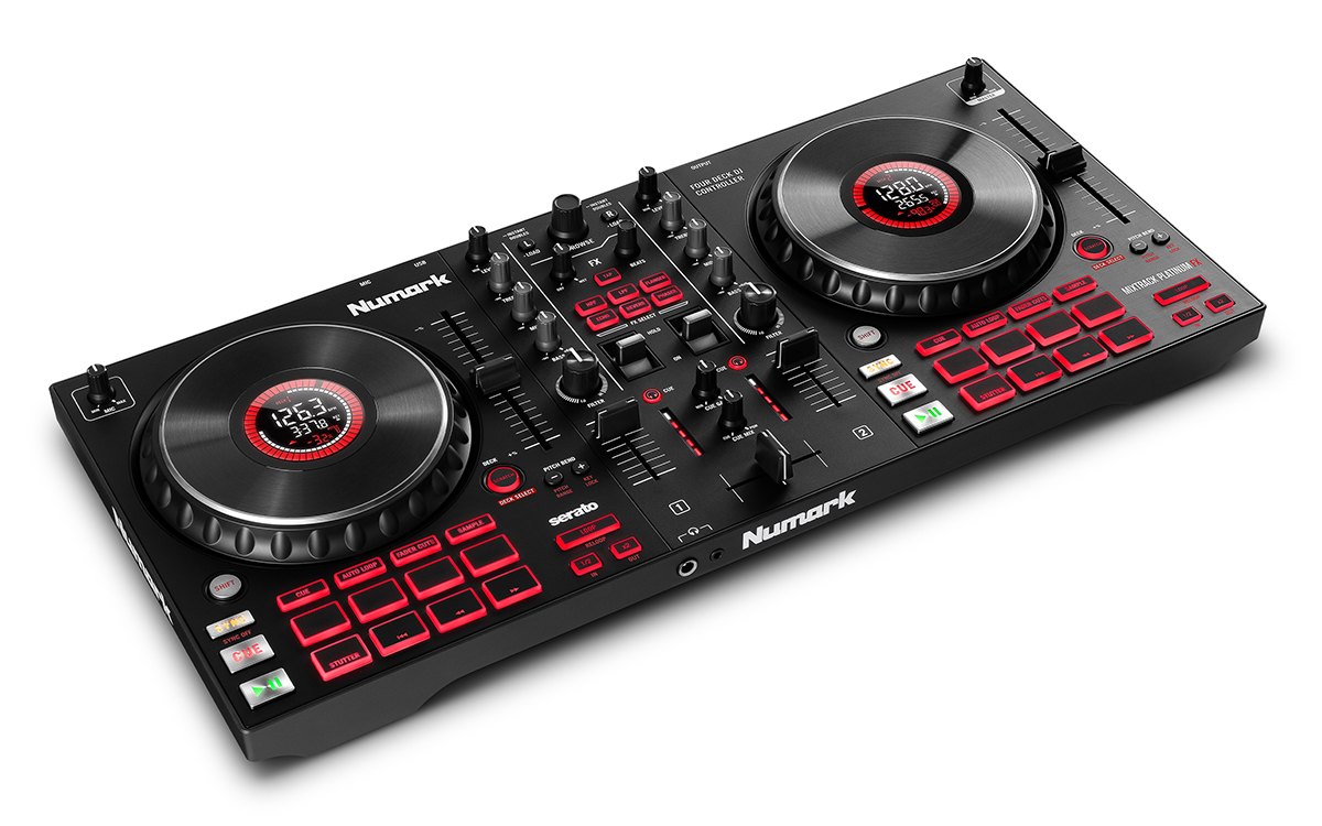 Numark 6IN JOG Wheels FX Paddles 2 X RCA OUTS