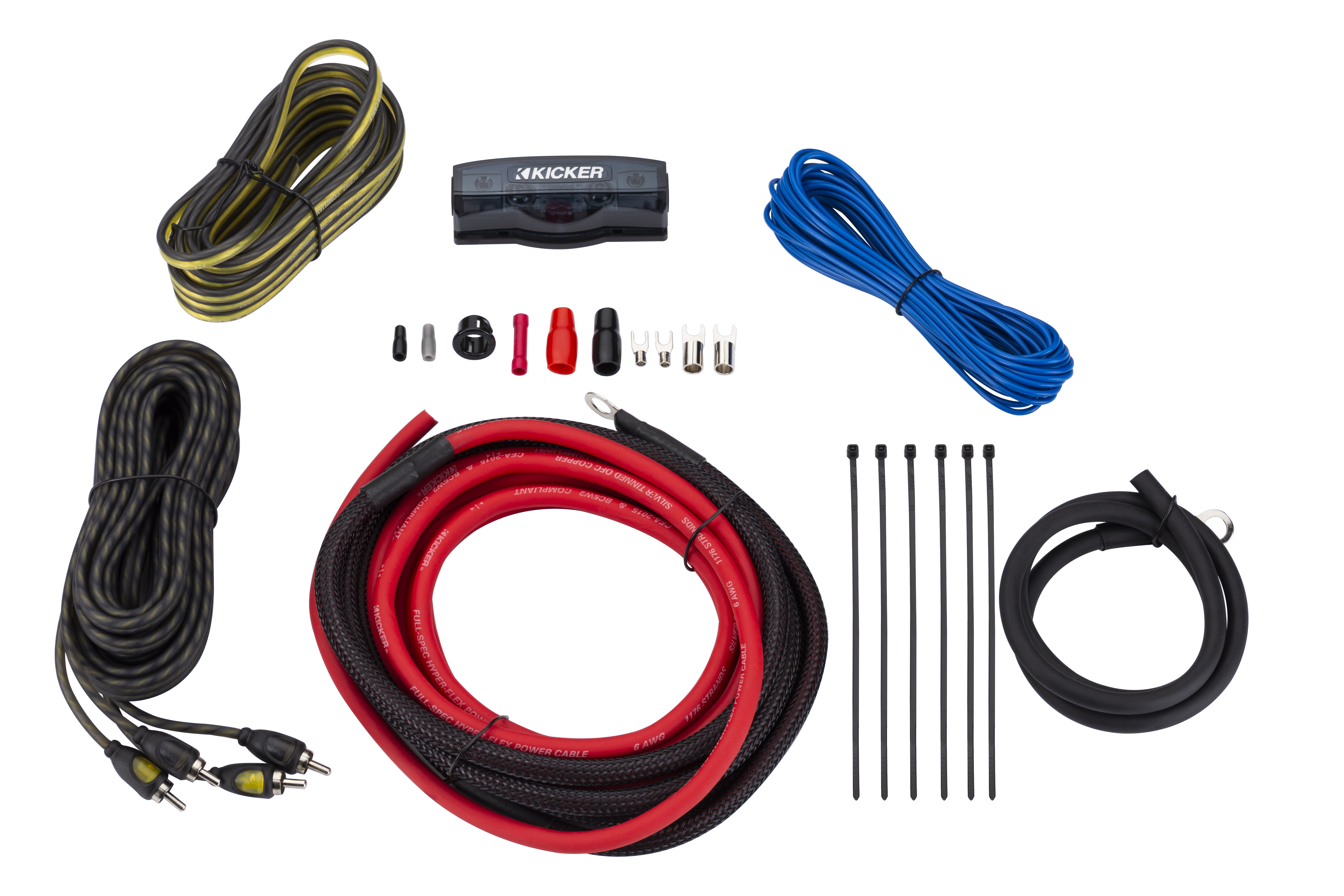 47VK6- VK6 6AWG AMP KIT w/2CH INTERC