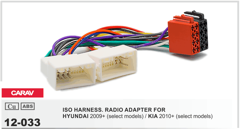 ISO Harness Hyundai/ Kia 2010+