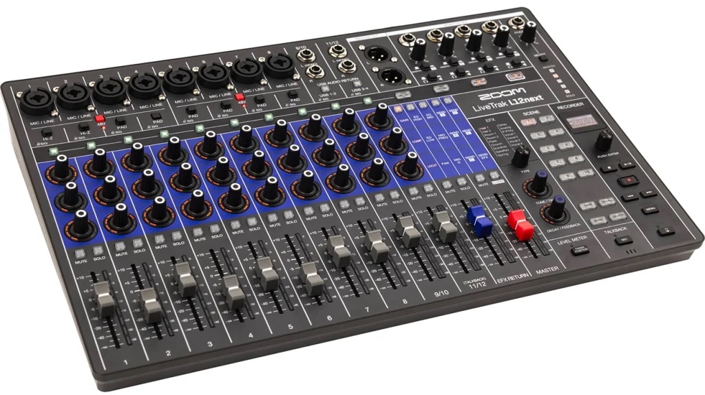 ZOOM 12 CH Digital Mixer 14 Track Recorder