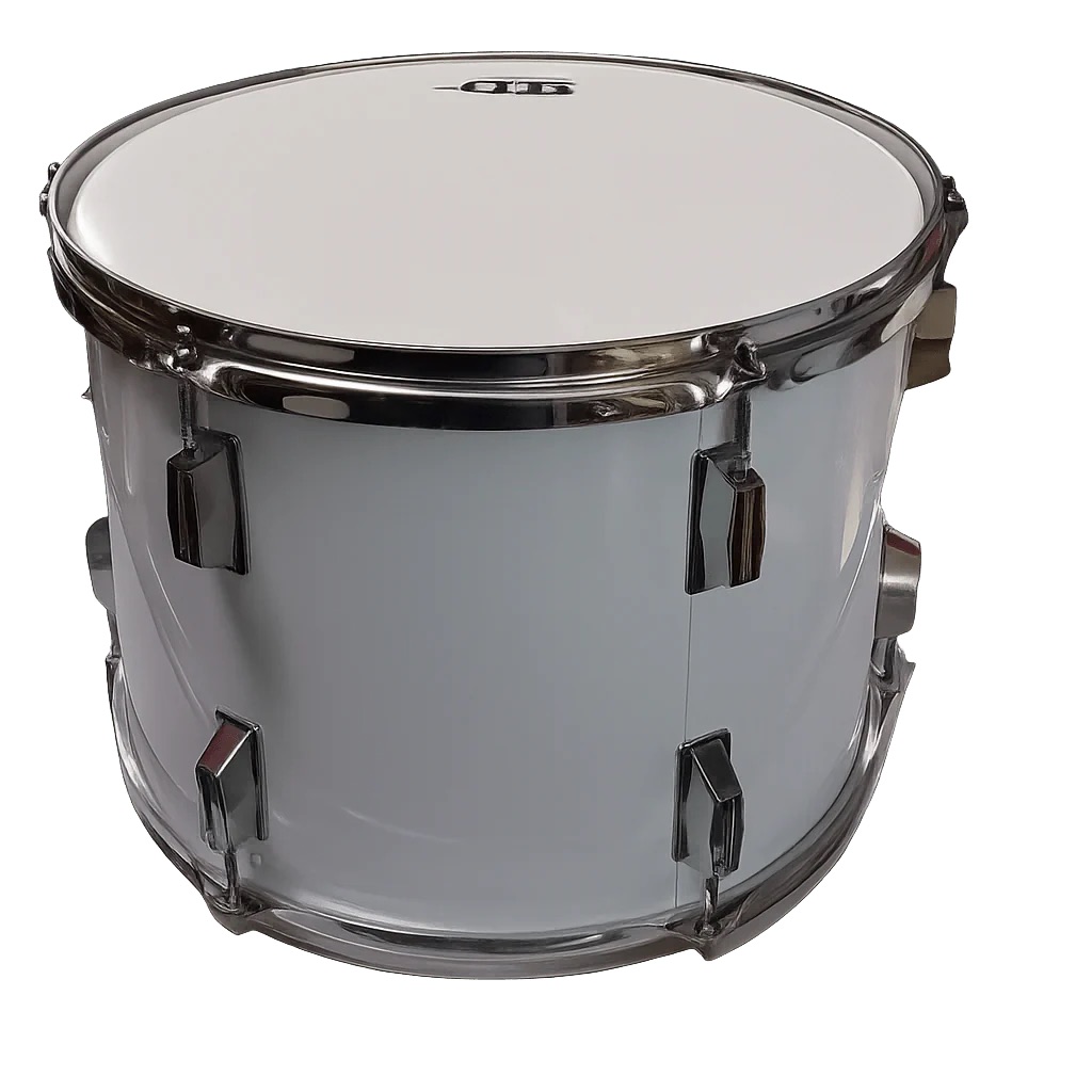 DB Percussion DMT141012DI Marching Tenor Drum 12 Lug - White
