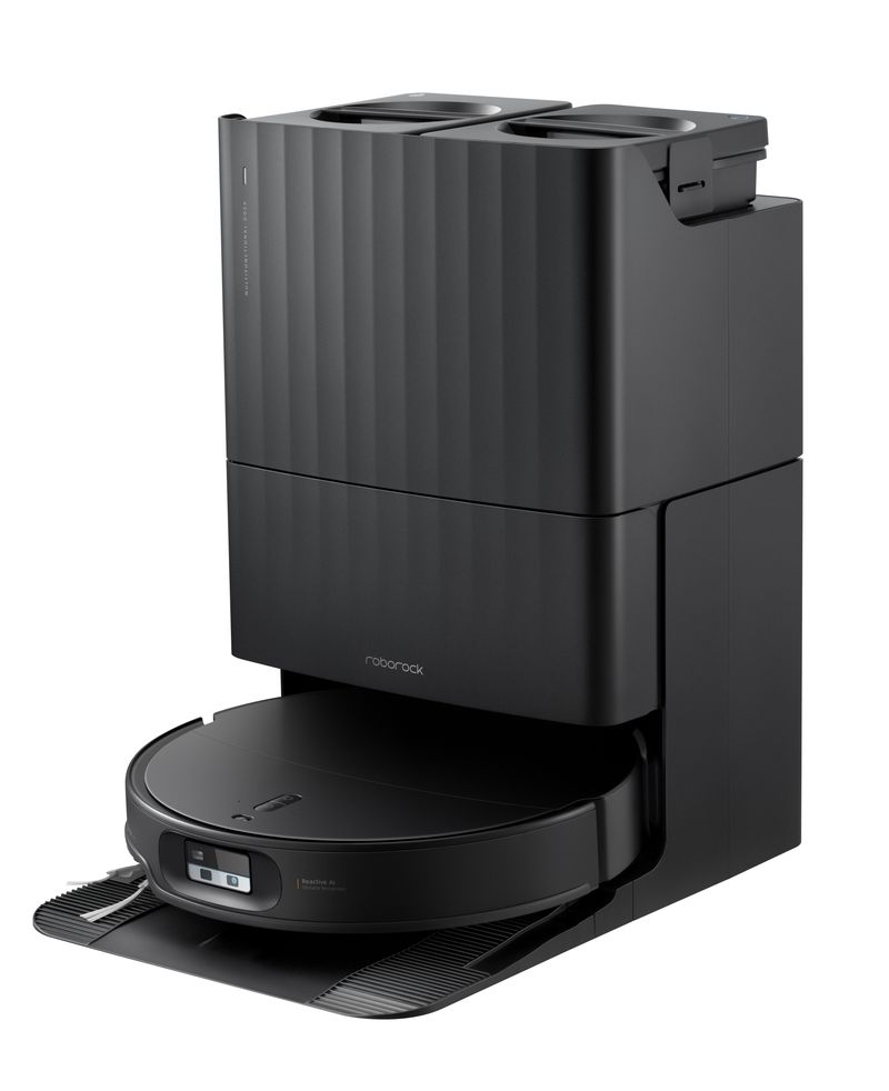 Roborock - Robotic Vacuum Cleaner +Empty Wash Fill Dock (Black)