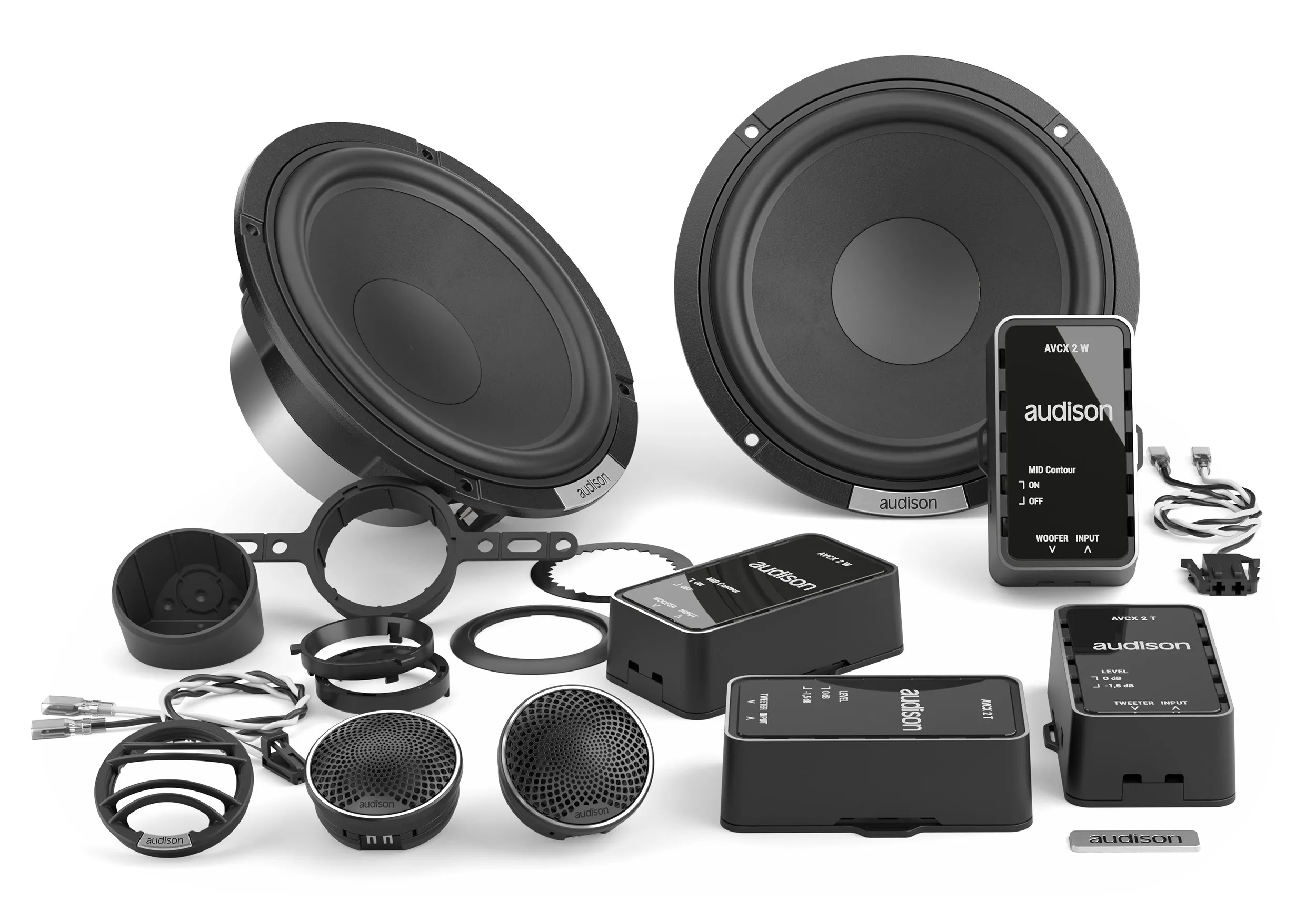 Audison - AVK 6 S II - KIT 2Way WOOFER+TWEETER+XOVER
